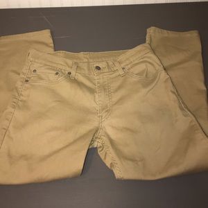 Levi’s 511 Slim fit Tan jeans with white tag size 32x30